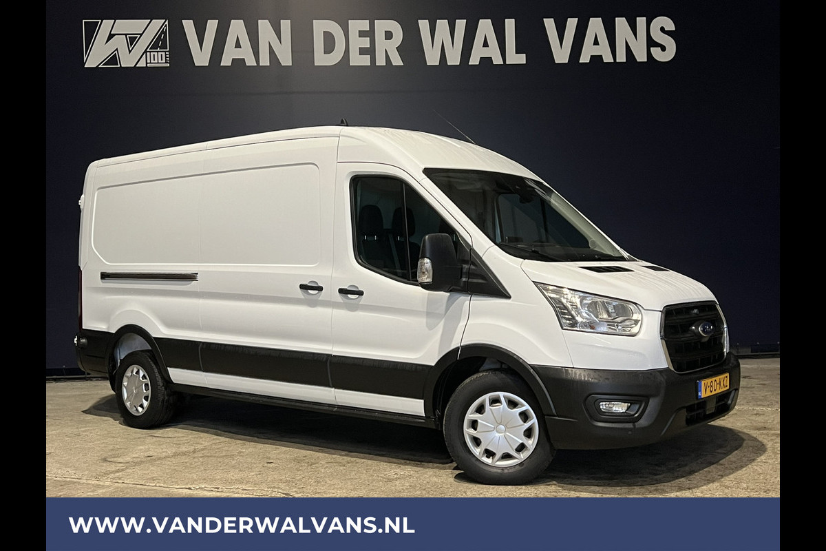 Ford Transit 2.0 TDCI 131pk L3H2 Euro6 Airco | Camera | Navigatie | Apple Carplay | Cruisecontrol Android Auto, Verwarmde voorruit, Stoelverwarming, Parkeersensoren, Bijrijdersbank