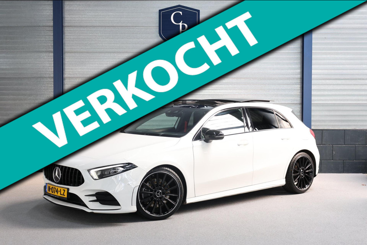 Mercedes-Benz A-Klasse 250 AMG MULTIBEAM+LED/VIRTUAL/SFEER/PANO/HALF LEDER+S.VERWARMING/19"LMV/CAM/LINE/ACC/ECC/12 MDN GARANTIE!