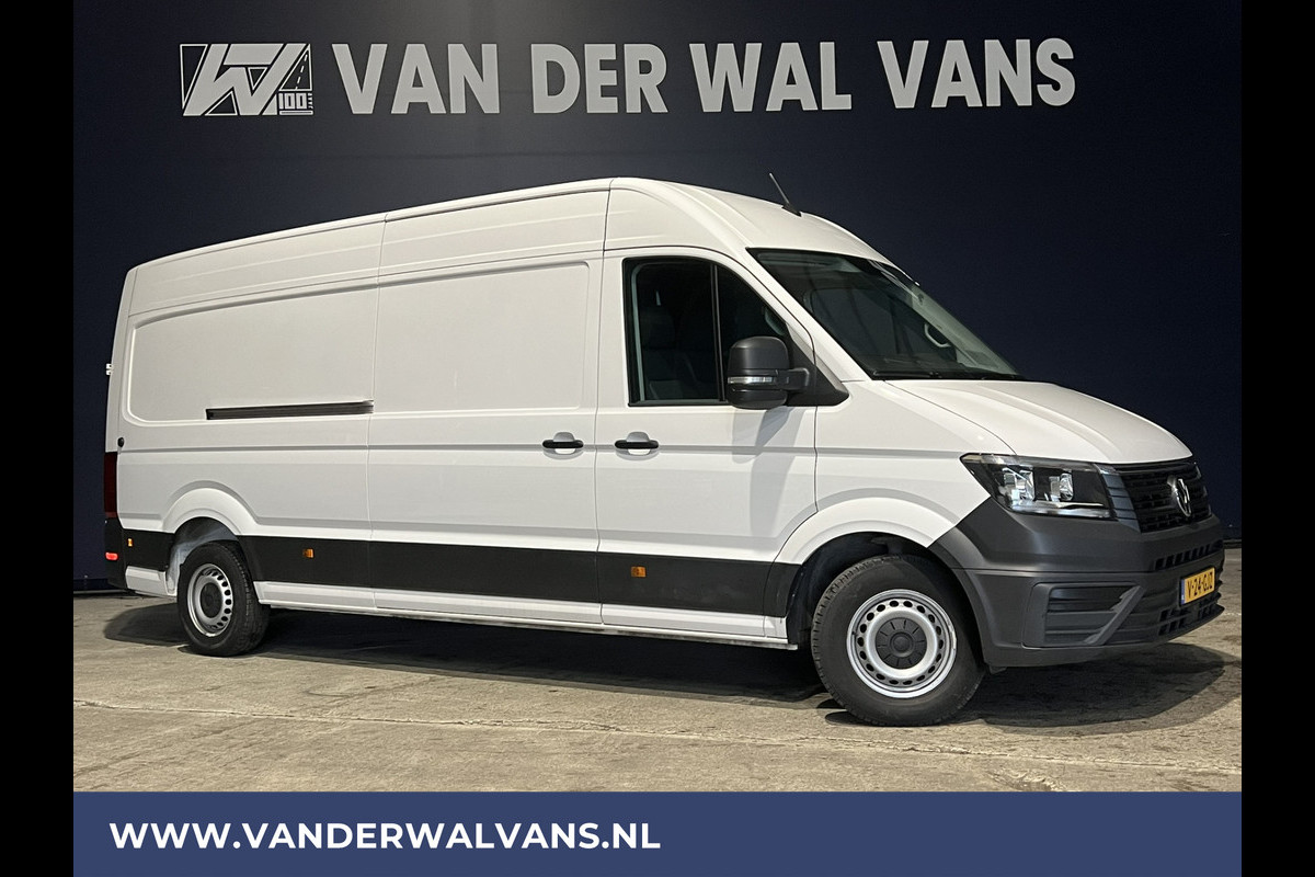 Volkswagen Crafter 2.0 TDI 140pk L4H3 L3H2 Euro6 Airco | 2x zijdeur | Camera | Apple Carplay Android Auto, Bijrijdersbank