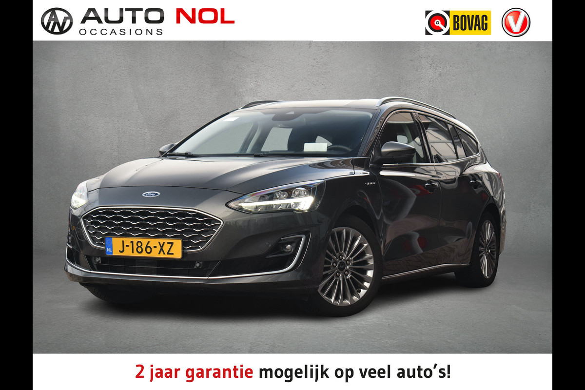 Ford FOCUS Wagon 1.0 EcoBoost Hybrid Vignale | Trekhaak | HUD | Leer |  Stuur- en Stoelverw.