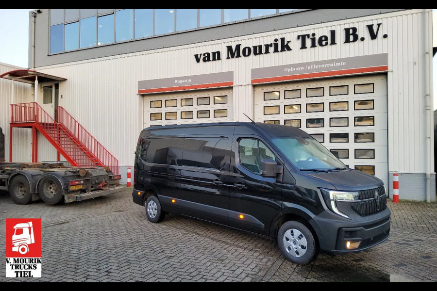 Renault Master 150.35 EURO 6 L3H2 GESLOTEN ZWART METALLIC - 2x ZIJSCHUIFDEUR V-10-KNG