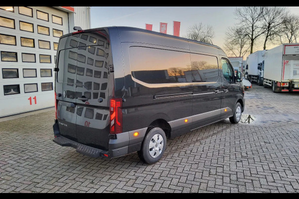 Renault Master 150.35 EURO 6 L3H2 GESLOTEN ZWART METALLIC - 2x ZIJSCHUIFDEUR V-10-KNG