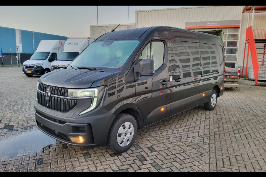 Renault Master 150.35 EURO 6 L3H2 GESLOTEN ZWART METALLIC - 2x ZIJSCHUIFDEUR V-10-KNG