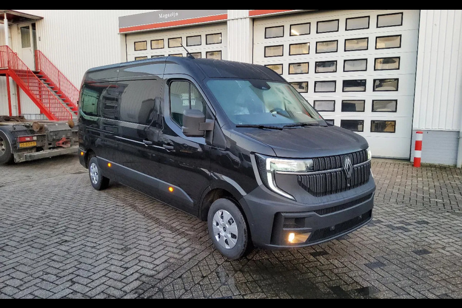 Renault Master 150.35 EURO 6 L3H2 GESLOTEN ZWART METALLIC - 2x ZIJSCHUIFDEUR V-10-KNG