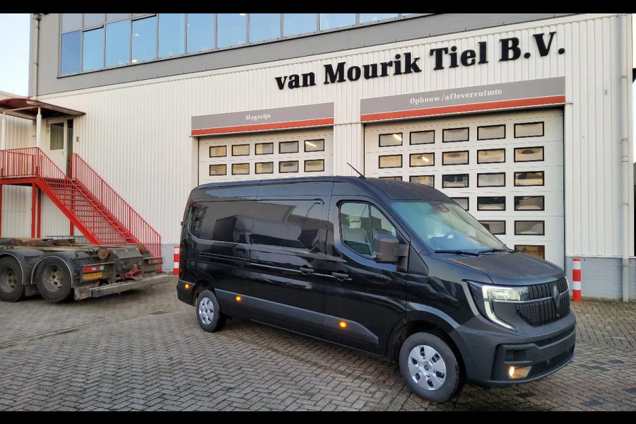 Renault Master 150.35 EURO 6 L3H2 GESLOTEN ZWART METALLIC - 2x ZIJSCHUIFDEUR V-10-KNG