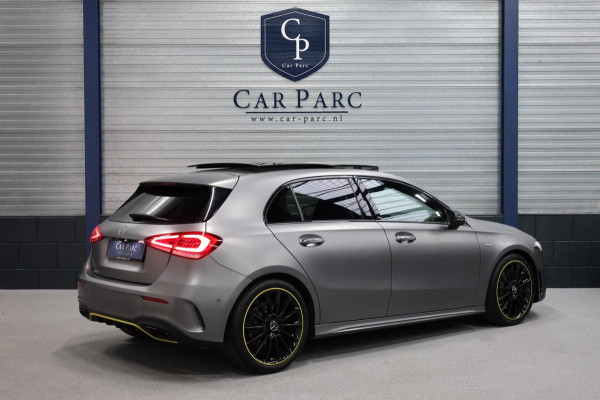 Mercedes-Benz A-Klasse 250 AMG Edition 1 MATT/MULTIBEAM/VIRTUAL/SFEER/PANO/ALCANTARA+S.VERWARMING/19" LMV/360/ACC/12 MND GARANTIE!