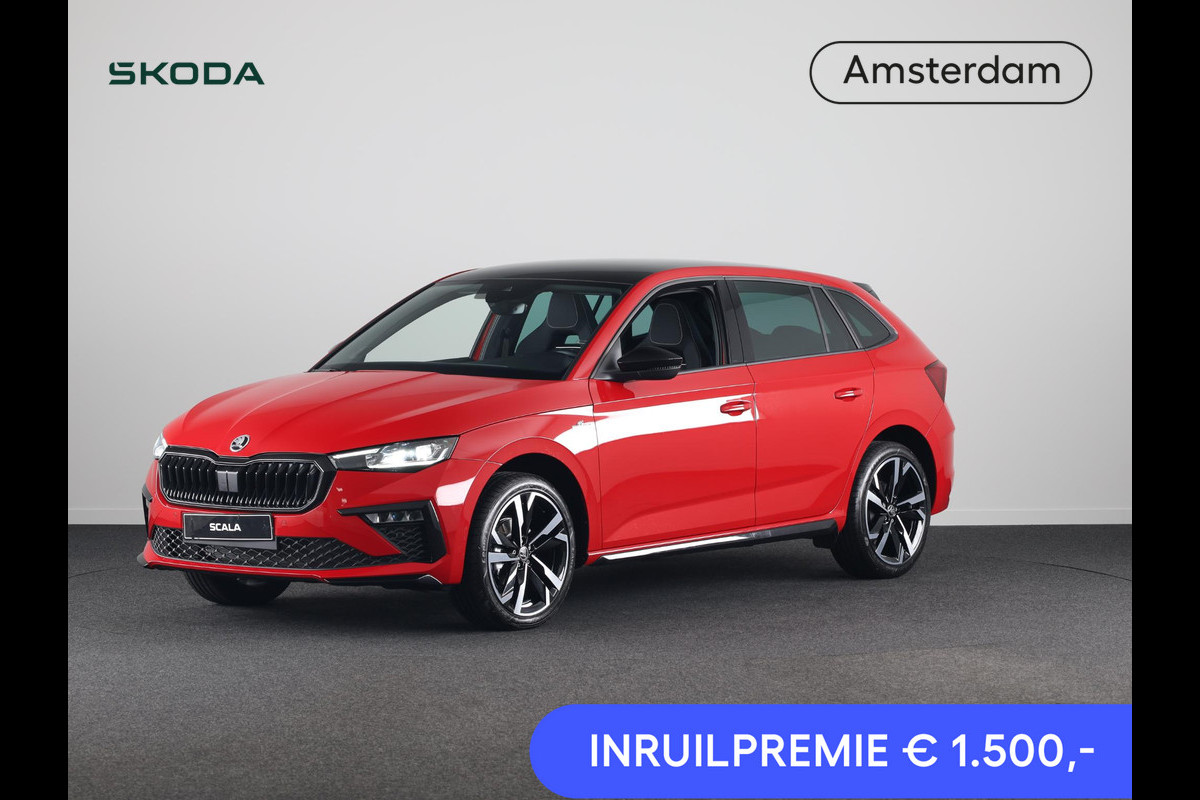 Škoda SCALA Monte Carlo 1.0 TSI 110 pk 7 versn. DSG | Travel assist plus | Winter pakket | 18 inch