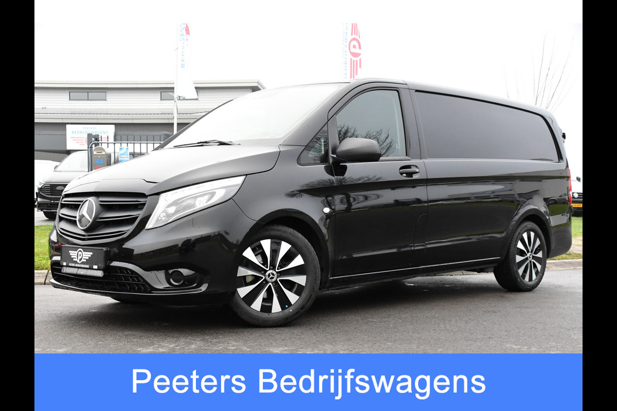 Mercedes-Benz Vito 116 CDI Lang Black Edition Adaptieve Cruise, Camera, Carplay, LED, Standkachel, Automaat, 164PK, UNIEK!