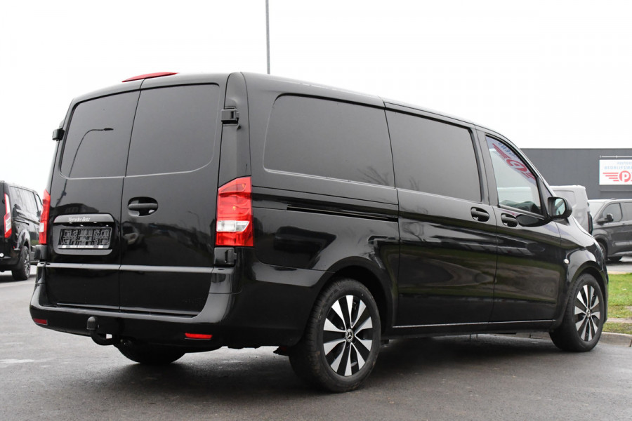 Mercedes-Benz Vito 116 CDI Lang Black Edition Adaptieve Cruise, Camera, Carplay, LED, Standkachel, Automaat, 164PK, UNIEK!