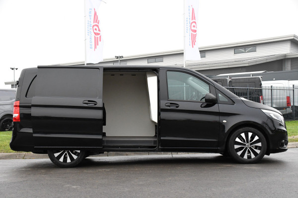 Mercedes-Benz Vito 116 CDI Lang Black Edition Adaptieve Cruise, Camera, Carplay, LED, Standkachel, Automaat, 164PK, UNIEK!