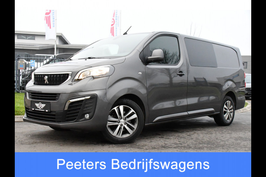 Peugeot Expert 231L 2.0 BlueHDI 120 Premium Pack Camera, Cruise, 122PK, Automaat, Sensoren, Carplay, Dubbel Cabine, UNIEK!