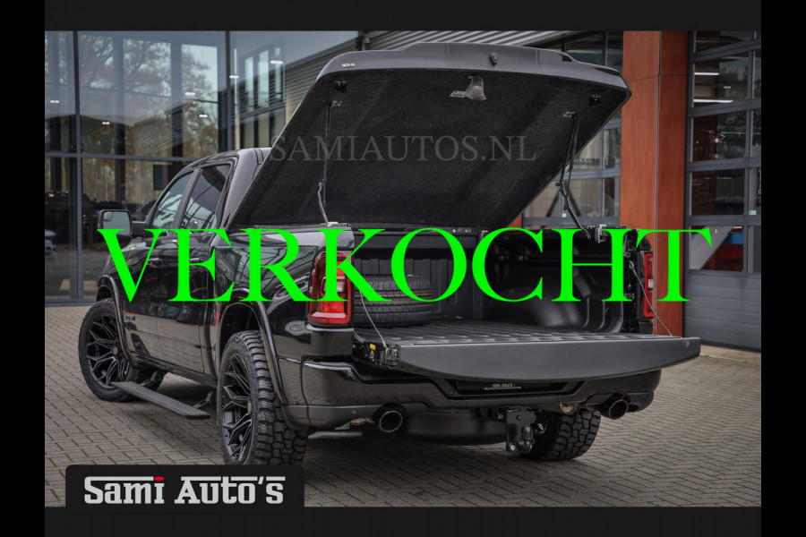 Dodge Ram PREMIUM NIGHT 2025 | BOM VOL + 14.4 INCH SCHERM | LUCHTVERING | HUD | HURRICAN 420PK 636 Nm | PRIJS MET LPG EN COVER EN GARANTIE DUBBELE CABINE | PICK UP | 5 PERSOONS | DC | GRIJSKENTEKEN | VOORRAAD NR 2231 - 4946