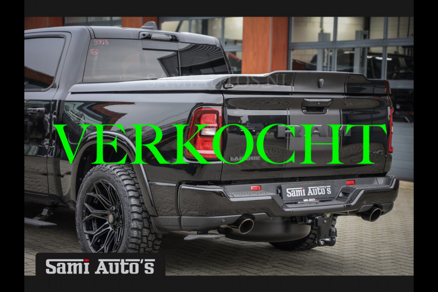 Dodge Ram PREMIUM NIGHT 2025 | BOM VOL + 14.4 INCH SCHERM | LUCHTVERING | HUD | HURRICAN 420PK 636 Nm | PRIJS MET LPG EN COVER EN GARANTIE DUBBELE CABINE | PICK UP | 5 PERSOONS | DC | GRIJSKENTEKEN | VOORRAAD NR 2231 - 4946