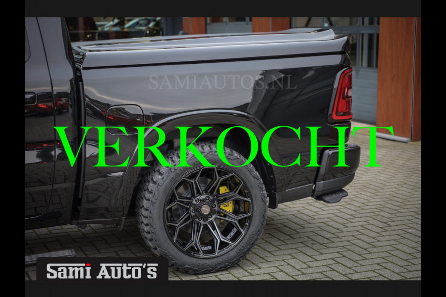 Dodge Ram PREMIUM NIGHT 2025 | BOM VOL + 14.4 INCH SCHERM | LUCHTVERING | HUD | HURRICAN 420PK 636 Nm | PRIJS MET LPG EN COVER EN GARANTIE DUBBELE CABINE | PICK UP | 5 PERSOONS | DC | GRIJSKENTEKEN | VOORRAAD NR 2231 - 4946