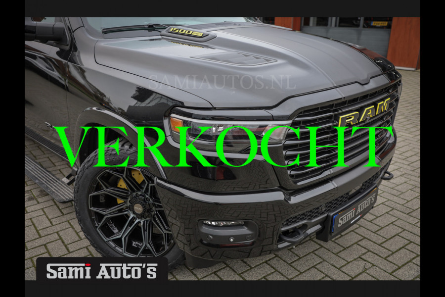 Dodge Ram PREMIUM NIGHT 2025 | BOM VOL + 14.4 INCH SCHERM | LUCHTVERING | HUD | HURRICAN 420PK 636 Nm | PRIJS MET LPG EN COVER EN GARANTIE DUBBELE CABINE | PICK UP | 5 PERSOONS | DC | GRIJSKENTEKEN | VOORRAAD NR 2231 - 4946