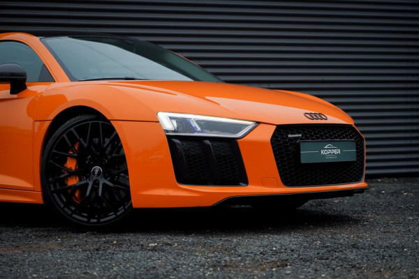 Audi R8 5.2 FSI quattro Plus Akrapovic / Keramisch / B&O / Carbon / Glut Orange