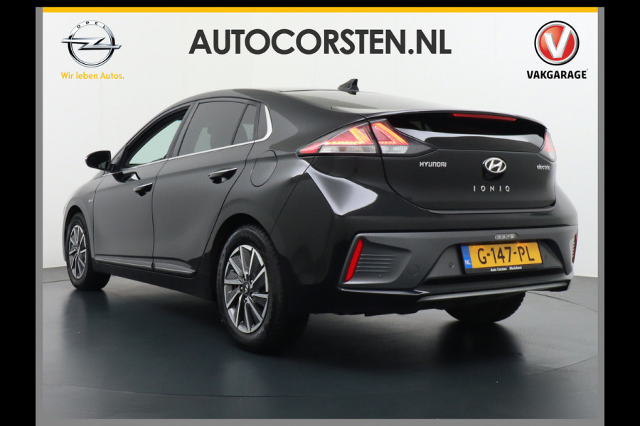 Hyundai IONIQ Premium EV 38kWh Apple Carplay Android Auto Ecc Cruise-Control Adaptief Led Infinity-luidsprekers Warmtepomp Leder Camera Pdc Na Verwarmde stoelen Bluetooth Keyless Lmv Connected I-Key Lane-Assist Verkeersbord-detectie