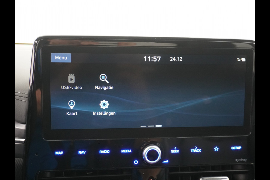 Hyundai IONIQ Premium EV 38kWh Apple Carplay Android Auto Ecc Cruise-Control Adaptief Led Infinity-luidsprekers Warmtepomp Leder Camera Pdc Na Verwarmde stoelen Bluetooth Keyless Lmv Connected I-Key Lane-Assist Verkeersbord-detectie