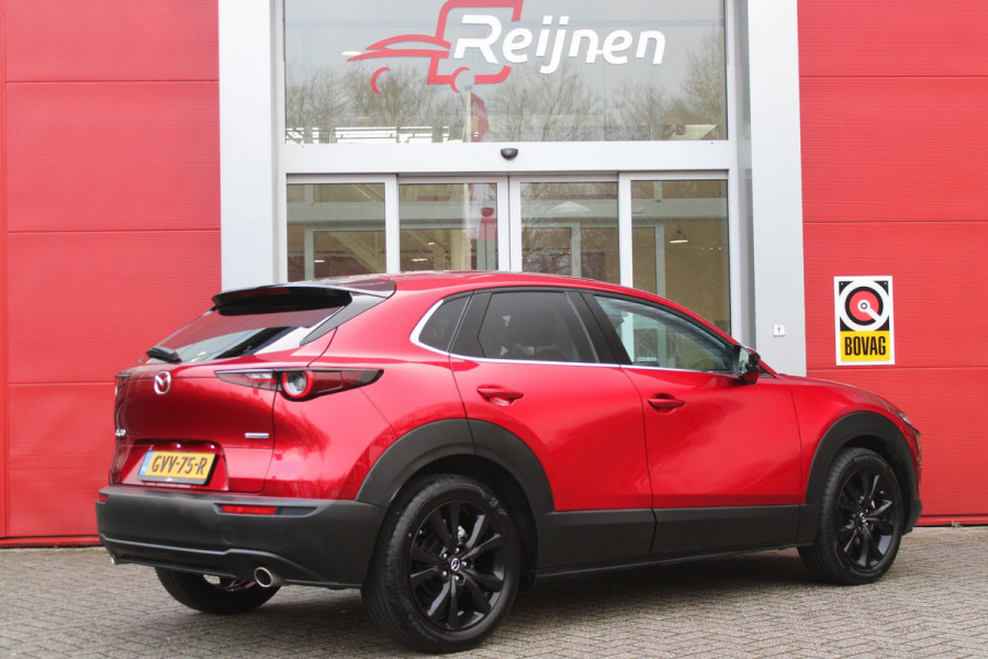 Mazda CX-30 2.0 e-SkyActiv-G M Hybrid 150PK AUTOMAAT NAGISA | ELEKTRISCH VERSTELBARE VOORSTOELEN | BESTUURDERSSTOEL MET GEHEUGENFUNCTIE | STOELVERWARMING | BOSE AUDIO SYSTEM | FULL LED KOPLAMPEN | HEAD UP DISPLAY GEKOPPELD AAN STOELGEHEUGEN | CLIMATE CONTROL | DRAADLOOS APPLE CARPLAY/ANDROID AUTO | NAVIGATIE | DODEHOEK DETECTIE | ELEKTRISCHE BEDIENBARE ACHTERKLEP | DRAADLOZE TELEFOON LADER | ADAPTIVE CRUISE CONTROL | KEYLESS ENTRY/START | SPORT PAKKET |