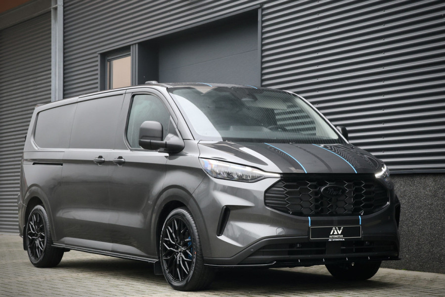 Ford Transit Custom 320 2.0 TDCI 170PK L2H1 AUT Raptor Edition | BPM VRIJ | ACC | Blind Spot | Camera | CarPlay | Lane Assist | L+R Schuifdeur | Nav | 3-Zitter | Verlengde fabrieksgarantie tot 09-2029