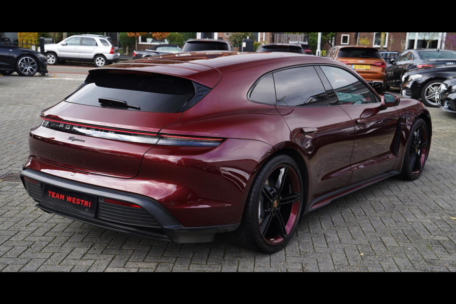 Porsche Taycan Sport Turismo 93 kWh 381PK | 360 Camera | Bose Sound system | Luxe leder | Luchtvering | Unieke kleur |