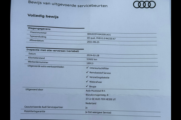 Audi Q5 50 TFSI * S-Line * Elect. Panoramadak * Elect. Achterklep * Rondom zicht camera *