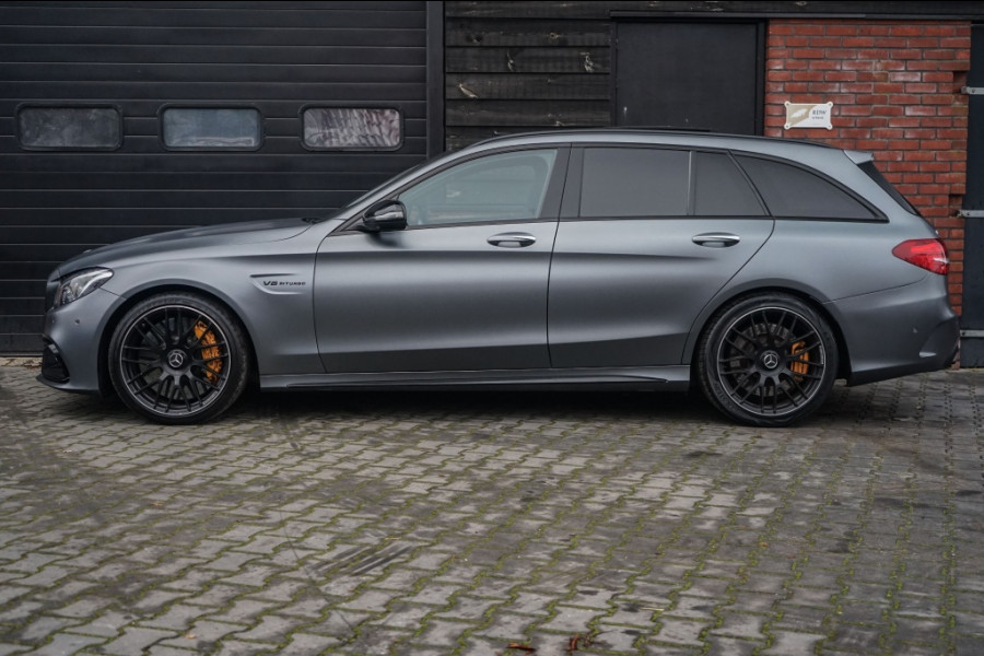 Mercedes-Benz C-Klasse -klasse C63S AMG Pano/Burm/Perf-zetels/Ceramic/Memory/360/Night