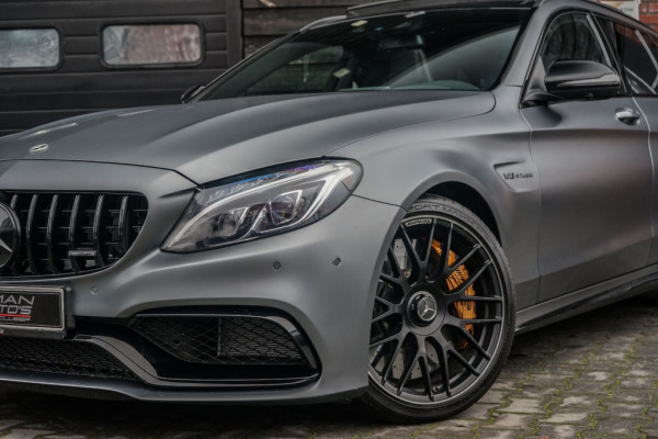 Mercedes-Benz C-Klasse -klasse C63S AMG Pano/Burm/Perf-zetels/Ceramic/Memory/360/Night