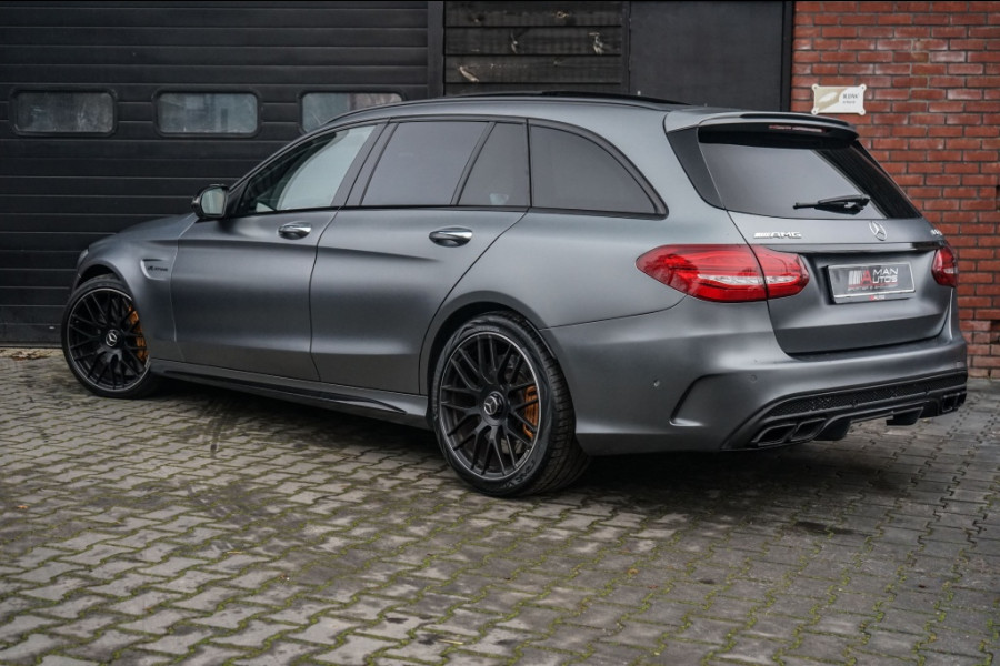 Mercedes-Benz C-Klasse -klasse C63S AMG Pano/Burm/Perf-zetels/Ceramic/Memory/360/Night