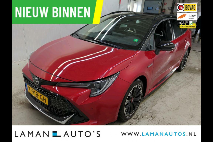 Toyota Corolla Touring Sports 1.8 Hybrid 122pk GR-Sport | CarPlay Halfleder ECC ACC LED 17" LMV Trekhaak Metallic | Hybrid Voorschoten