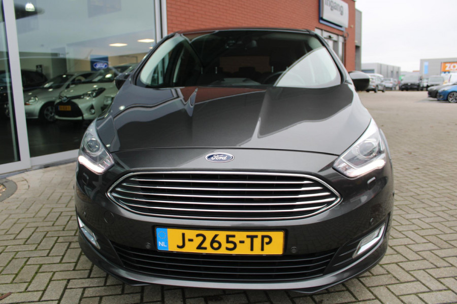 Ford C-MAX 1.0 EcoBoost 125 PK Titanium | Trekhaak | 17 INCH Lichtmetalen Velgen | Camera | Winterpack | Half leder | Xenon | Navigatie | Cruise Control