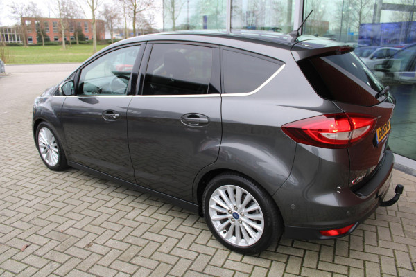 Ford C-MAX 1.0 EcoBoost 125 PK Titanium | Trekhaak | 17 INCH Lichtmetalen Velgen | Camera | Winterpack | Half leder | Xenon | Navigatie | Cruise Control