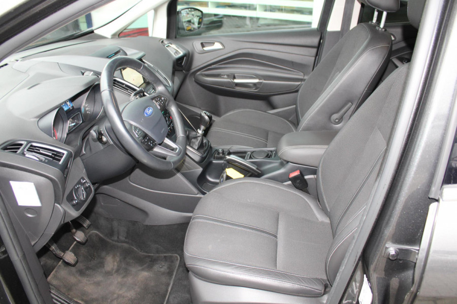 Ford C-MAX 1.0 EcoBoost 125 PK Titanium | Trekhaak | 17 INCH Lichtmetalen Velgen | Camera | Winterpack | Half leder | Xenon | Navigatie | Cruise Control