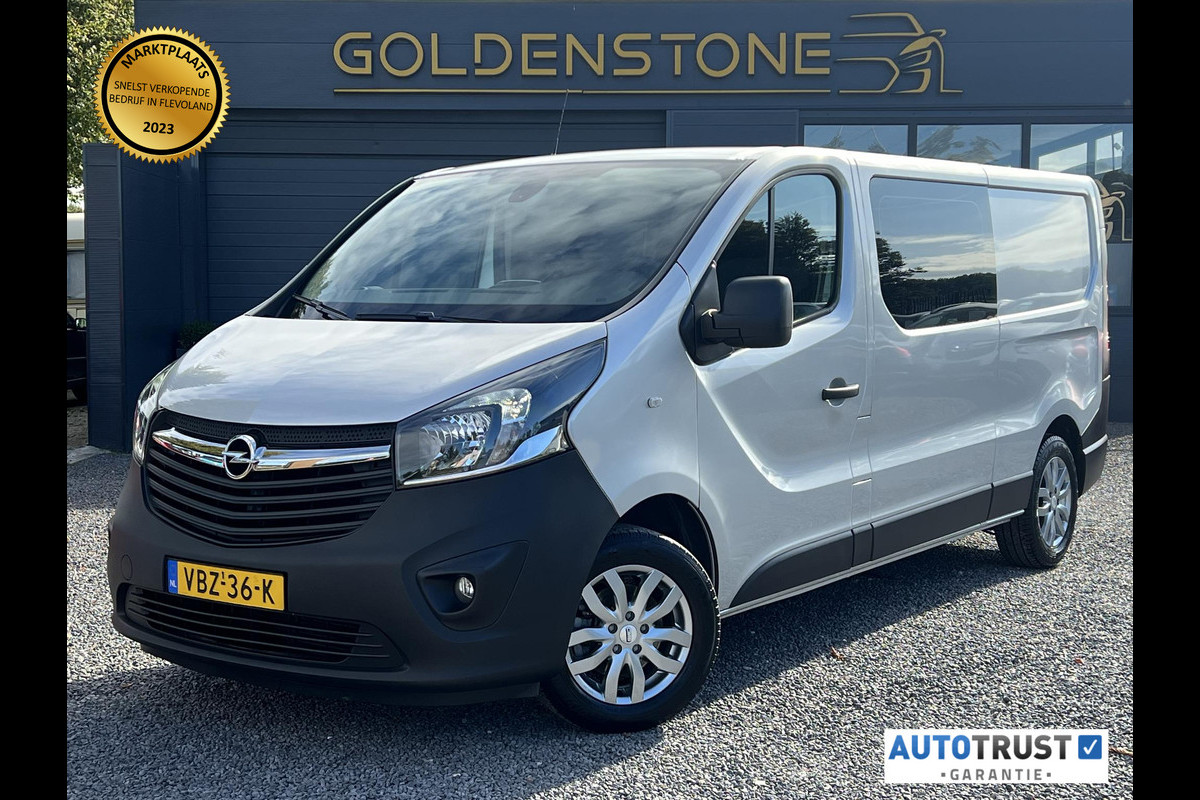 Opel Vivaro 1.6 CDTI L2H1 DC Edition EcoFlex Dubbel Cabine,2e Eigenaar,Navi,Camera,Airco,Cruise,Trekhaak,N.A.P,APK tot 03-2025