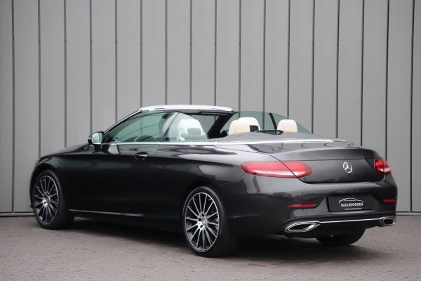 Mercedes-Benz C-Klasse Cabrio 300 Aut9 | 258PK | Airscarf | Stoelverw. | Leder | AMG 19 inch | Facelift | 2018.