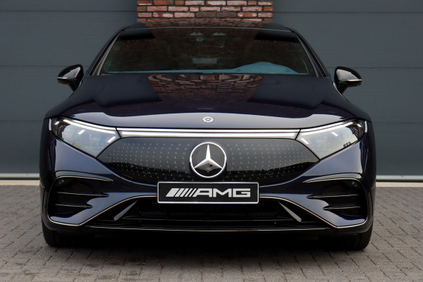 Mercedes-Benz EQS 450+ AMG Line 108 kWh | Netto ex BTW 68.500,- | Hyperscreen | Airmatic | Distronic+ | Achterasbesturing | Panoramadak | HUD | Burmester | Memory | Leder | Surround Camera | Keyless Go |