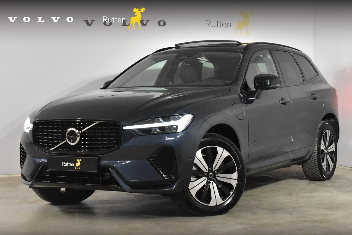 Volvo XC60 T6 350PK Long Range AWD Plus Dark / Panoramadak / Lighting Pack / Extra getint glas / 360 camera / Lederen bekleding / Google Maps