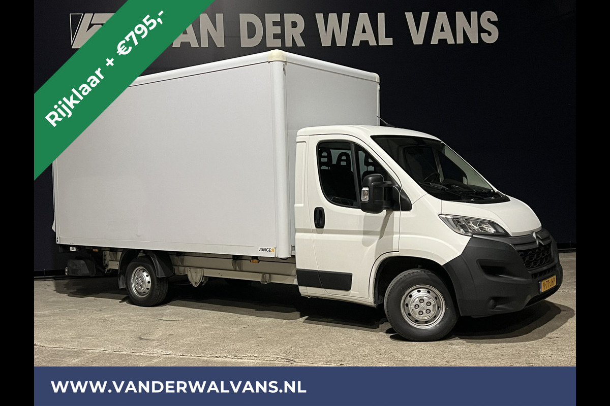 Citroën Jumper 2.2 BlueHDi 141pk **BPM VRIJ voor de Ondernemer** Bakwagen Laadklep RIJKLAAR Euro6 Airco | 1075kg laadvermogen Bijrijdersbank