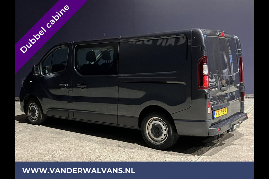 Renault Trafic 2.0 dCi 120pk L2H1 Dubbele Cabine Euro6 Airco | 6-Zits | Navigatie | 2x zijdeur | LED | Camera Cruisecontrol, Parkeersensoren, Trekhaak