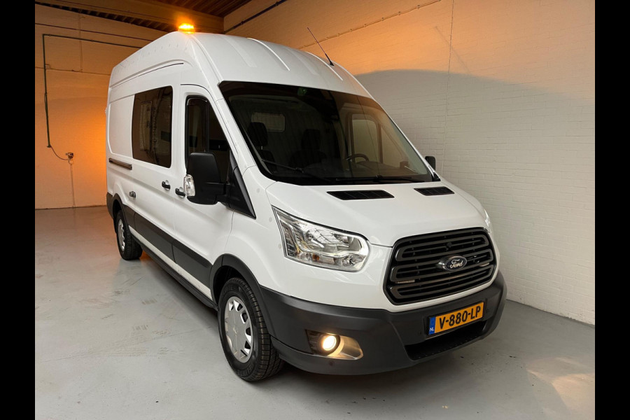 Ford Transit 350 SERVICEWAGEN 2.0 TDCI 130PK EURO6 L3H3 VICTRON V230 SORTIMO INRICHTING AIRCO STANDKACHEL TREKHAAK RIJKLAARPRIJS!