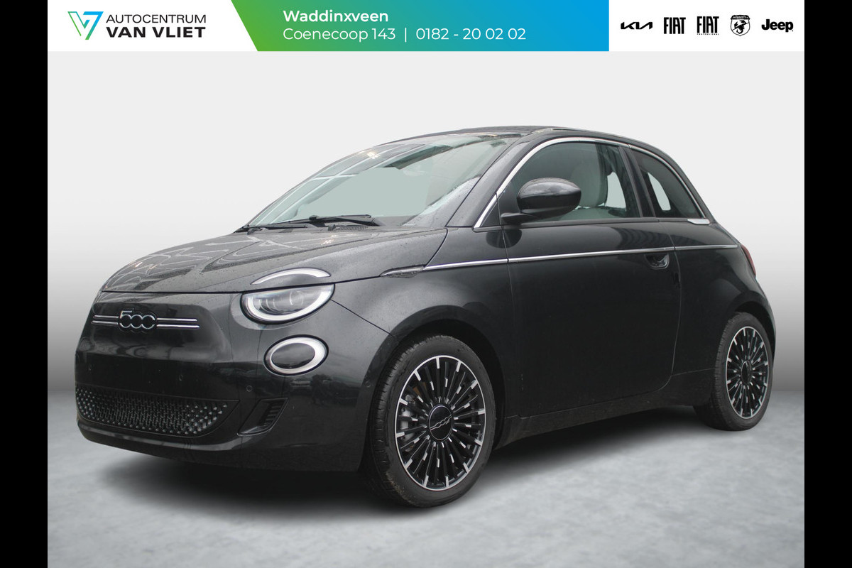 Fiat 500E CABRIO La Prima 42 kWh | By Bocelli | Leder | 17" | Navi | Winter Pack |