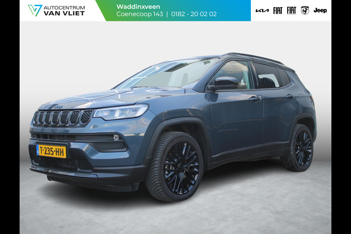 Jeep Compass 4xe 190 Plug-in Hybrid Electric Night Eagle | Clima | Navi | Adapt. Cruise | 19" | Winter Pack | Camera | Keyless | Apple Carplay | Trekhaak | All Season