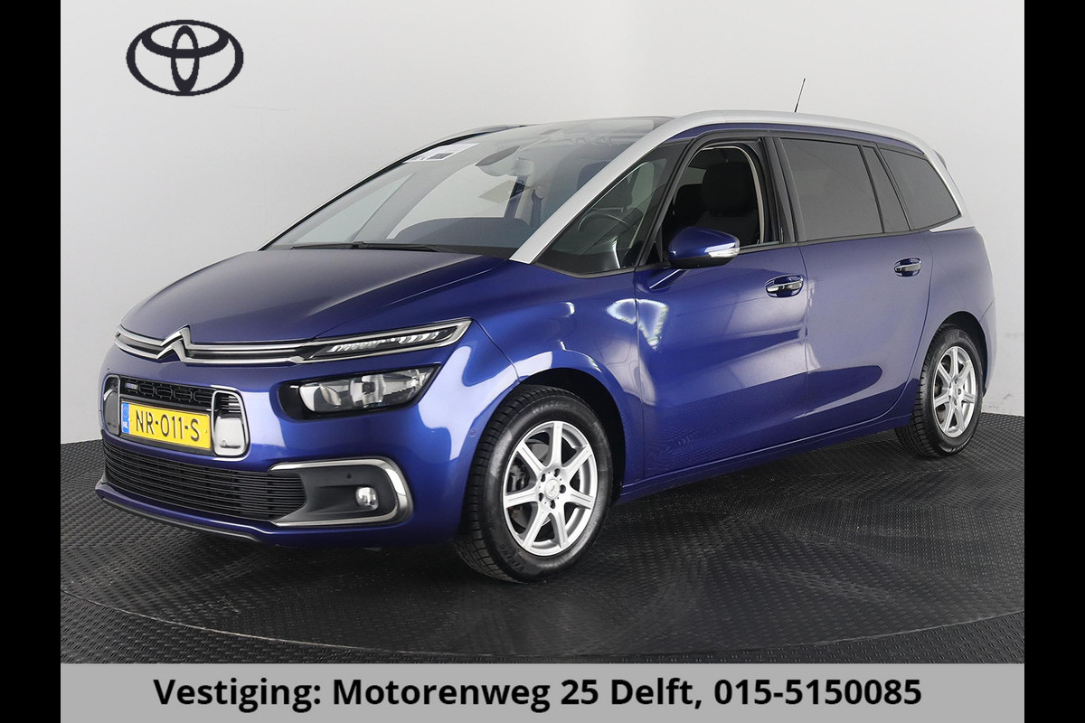 Citroën Grand C4 Picasso 1.2 130 PK BUSINESS 7 ZITS 100% OH .TOT 5 JR GARANTIE Cruise control. Camera. Trekhaak. Automaat. Apple/Android auto