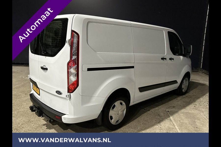 Ford Transit Custom 2.0 TDCI 130pk Automaat **BPM VRIJ voor de Ondernemer** L1H1 Euro6 Airco | Camera | LED | Apple Carplay Android Auto, Cruisecontrol, Parkeersensoren, Trekhaak, Verwarmde voorruit, Bijrijdersbank