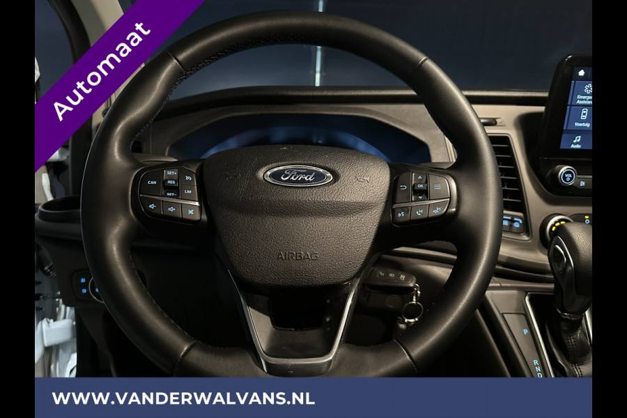 Ford Transit Custom 2.0 TDCI 130pk Automaat L1H1 Euro6 Airco | 2x zijdeur | Camera | LED | Apple Carplay Cruisecontrol, Verwarmde voorruit, Trekhaak, Parkeersensoren, Bijrijdersbank