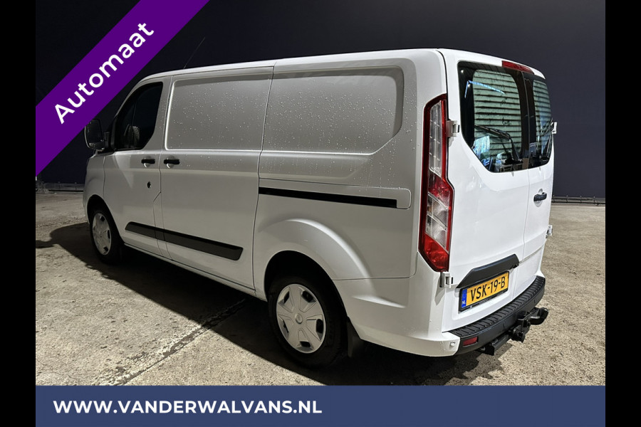 Ford Transit Custom 2.0 TDCI 130pk Automaat L1H1 Euro6 Airco | 2x zijdeur | Camera | LED | Apple Carplay Cruisecontrol, Verwarmde voorruit, Trekhaak, Parkeersensoren, Bijrijdersbank