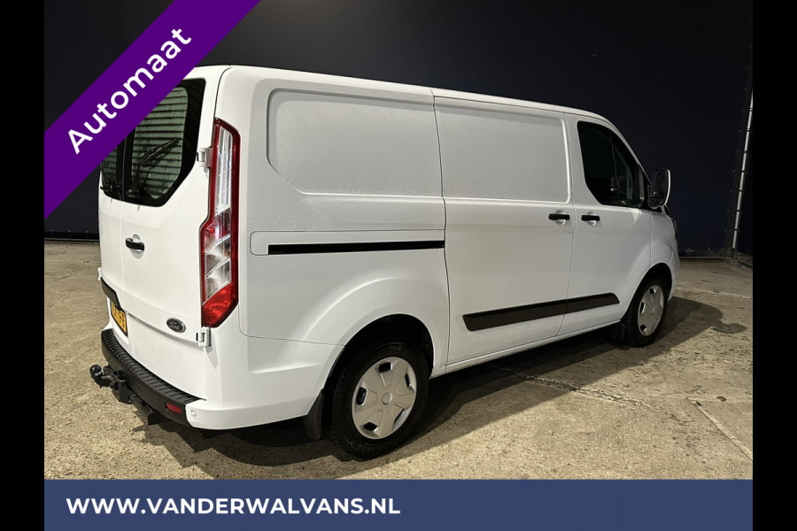 Ford Transit Custom 2.0 TDCI 130pk Automaat L1H1 Euro6 Airco | 2x zijdeur | Camera | LED | Apple Carplay Cruisecontrol, Verwarmde voorruit, Trekhaak, Parkeersensoren, Bijrijdersbank