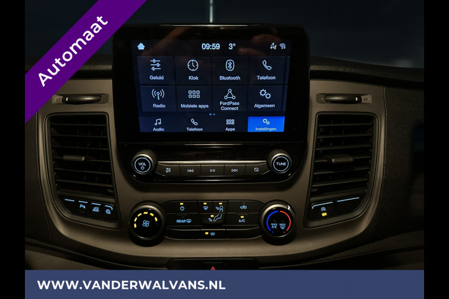 Ford Transit Custom 2.0 TDCI 130pk Automaat L1H1 Euro6 Airco | 2x zijdeur | Camera | LED | Apple Carplay Cruisecontrol, Verwarmde voorruit, Trekhaak, Parkeersensoren, Bijrijdersbank