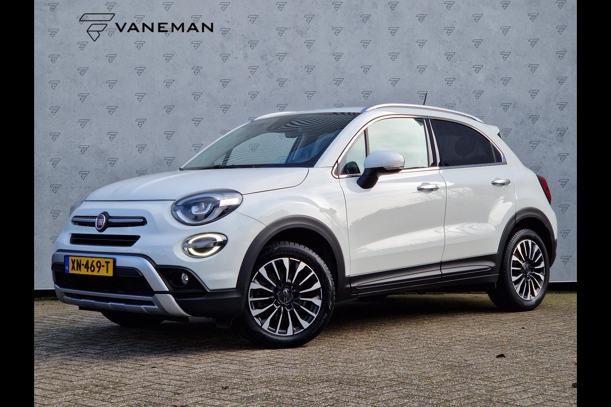 Fiat 500X Cross 1.3 GSE City Cross Automaat | Camera | Navi | 17” Velgen | Clima | Key-Less | PDC | Cruise | LED |