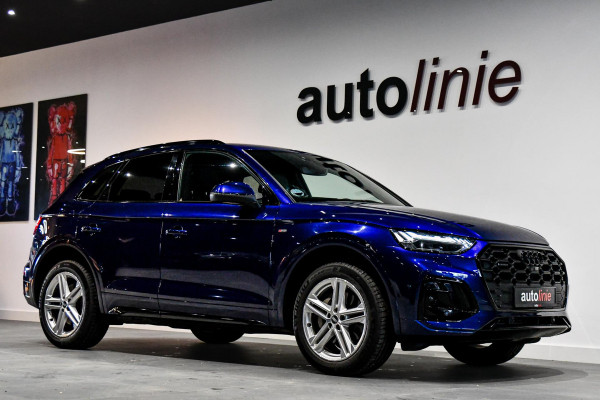 Audi Q5 50 TFSI e quattro S-Line. ACC, 360, Keyless, Sfeer, Matrix, CarPlay!